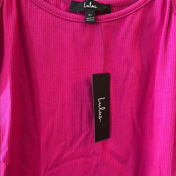 Lulu's Hot Pink Romper - Picture 2 of 3